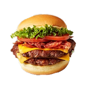 Double bacon shackburger